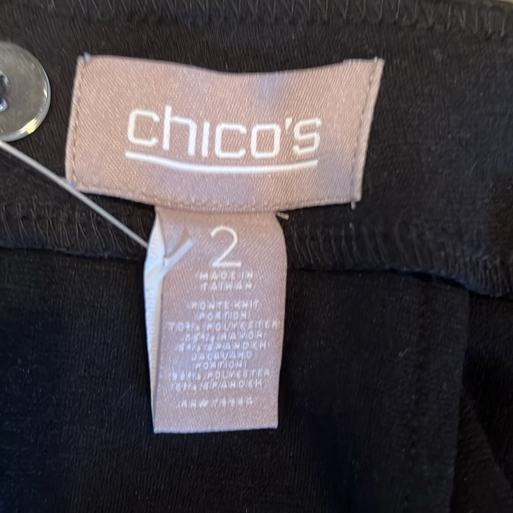 NWT CHICO’S Cheetah 🐆  Jacquard Shannon Pencil Skirt - Size 2 - Picture 12 of 16